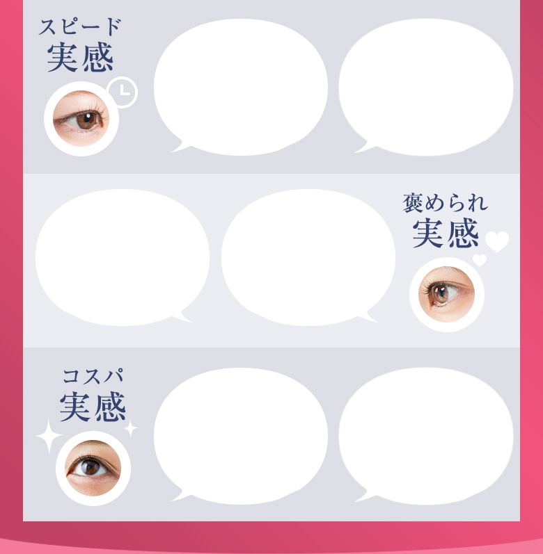 まつ育を体感!! 皆様の嬉しい声で4年連続No.1